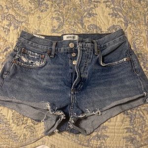Agolde parker vintage length shorts size 25